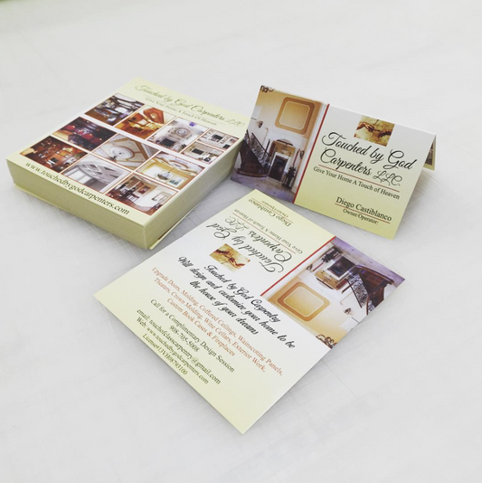 Fold Over Business Cards